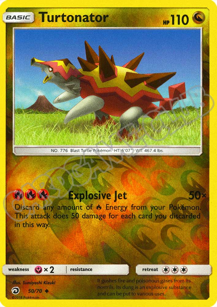 50 / 70 Turtonator non comune foil reverse (EN) -NEAR MINT-