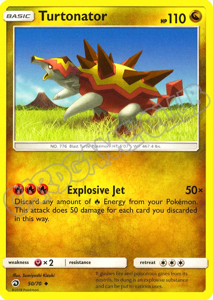 50 / 70 Turtonator non comune normale (EN) -NEAR MINT-