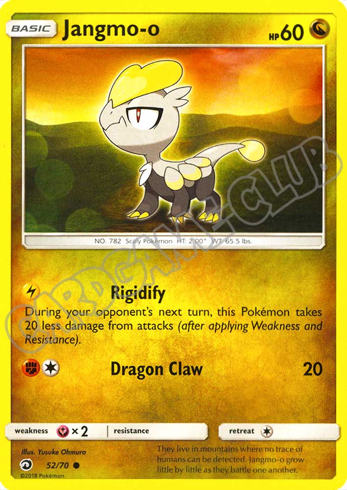 52 / 70 Jangmo-o comune normale (EN) -NEAR MINT-