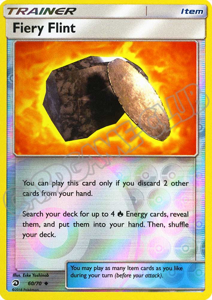 60 / 70 Fiery Flint non comune foil reverse (EN) -NEAR MINT-