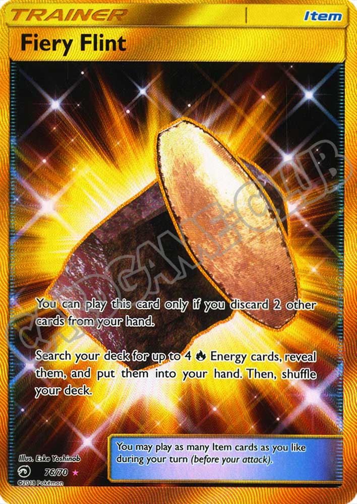 76 / 70 Fiery Flint rara segreta foil (EN) -NEAR MINT-