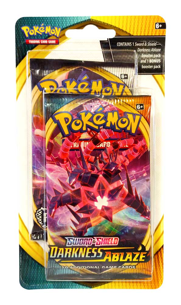 Sword and Shield Darkness Ablaze blister promo 2 bustine Celebration Artwork RANDOM (EN)