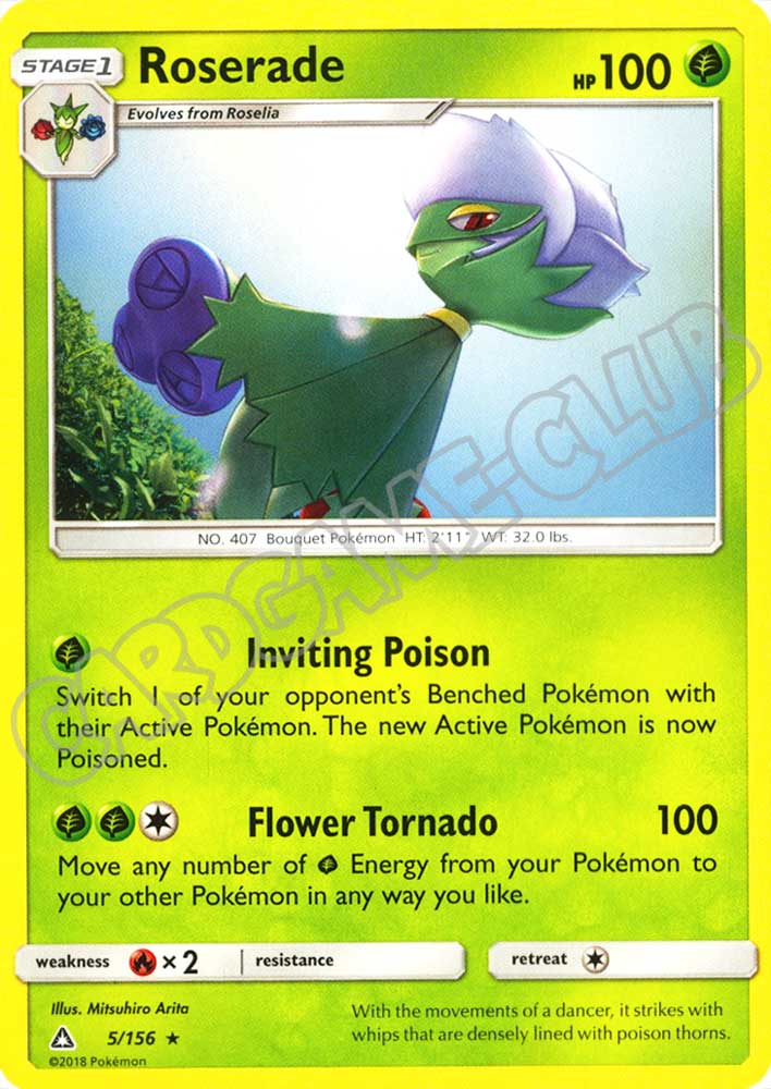 005 / 156 Roserade rara normale (EN) -NEAR MINT-