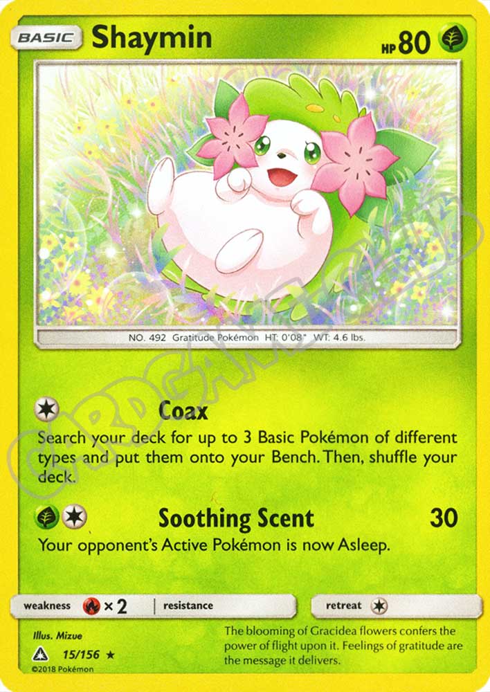 015 / 156 Shaymin rara foil (EN) -NEAR MINT-