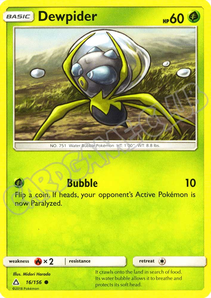 016 / 156 Dewpider comune normale (EN) -NEAR MINT-