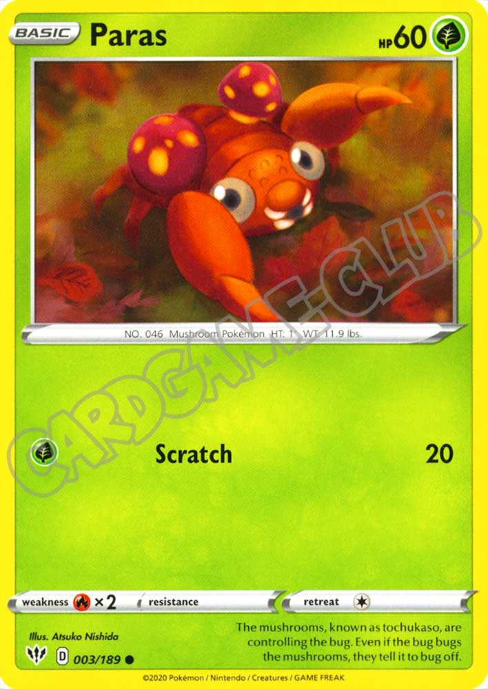 003 / 189 Paras comune normale (EN) -NEAR MINT-