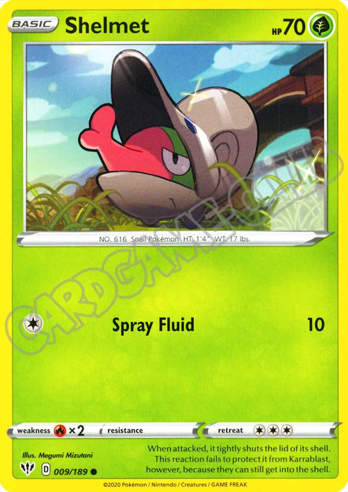 009 / 189 Shelmet comune normale (EN) -NEAR MINT-