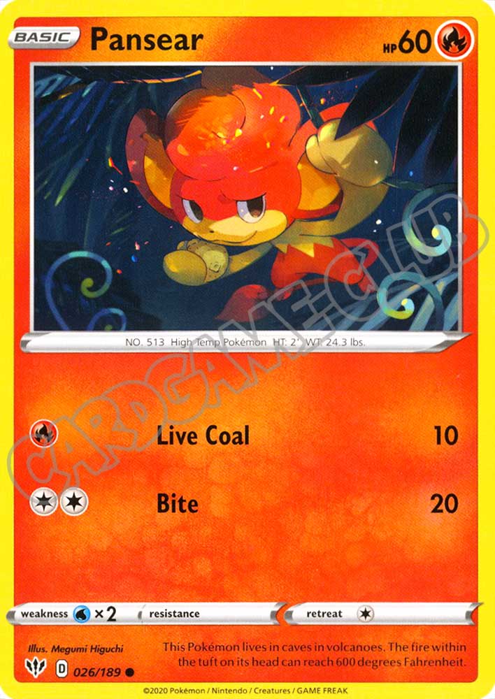 026 / 189 Pansear comune normale (EN) -NEAR MINT-