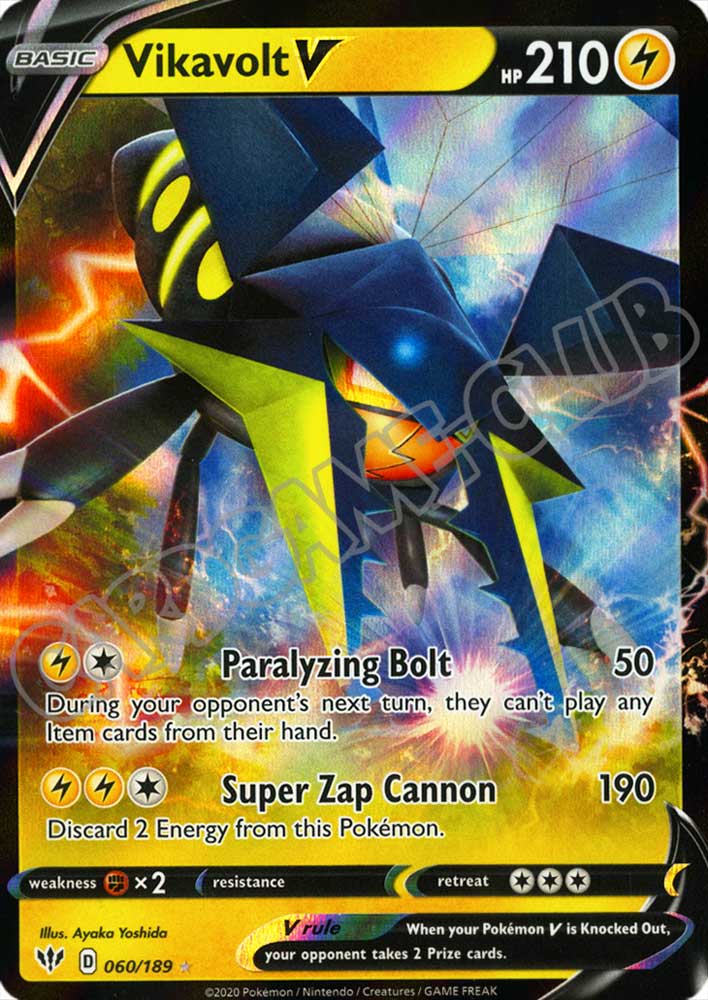060 / 189 Vikavolt V rara V foil (EN) -NEAR MINT-