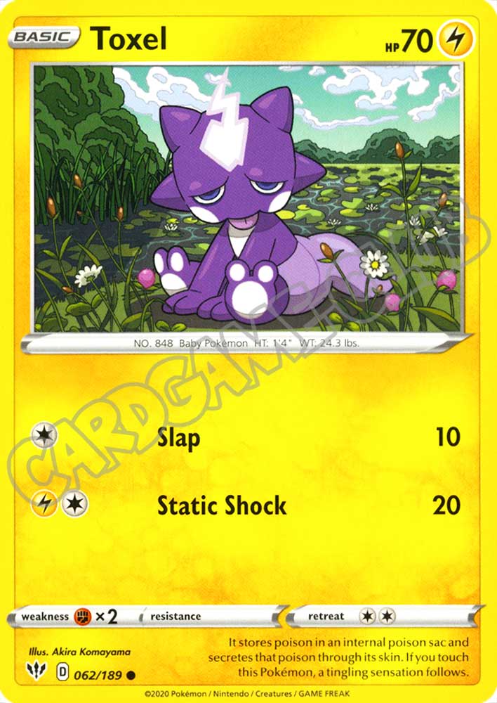 062 / 189 Toxel comune normale (EN) -NEAR MINT-