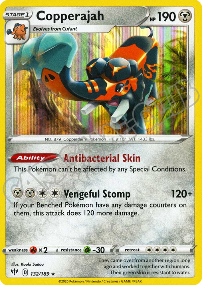132 / 189 Copperajah rara foil (EN) -NEAR MINT-