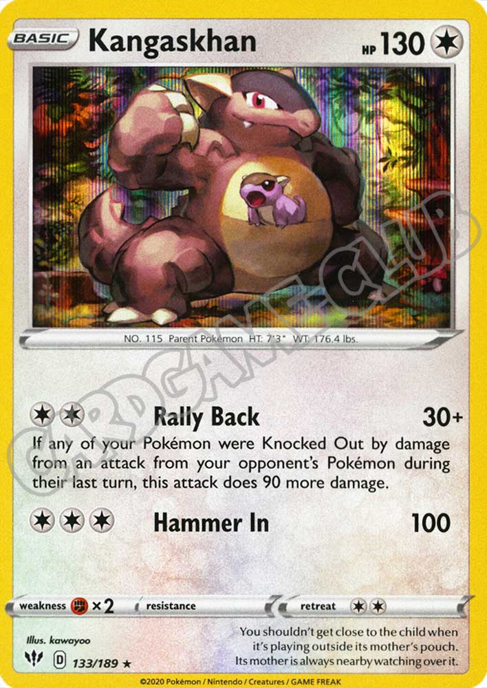 133 / 189 Kangaskhan rara foil (EN) -NEAR MINT-