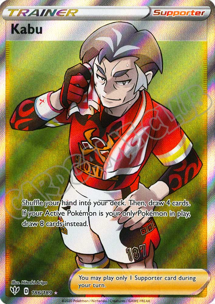 186 / 189 Kabu ultra rara foil (EN) -NEAR MINT-