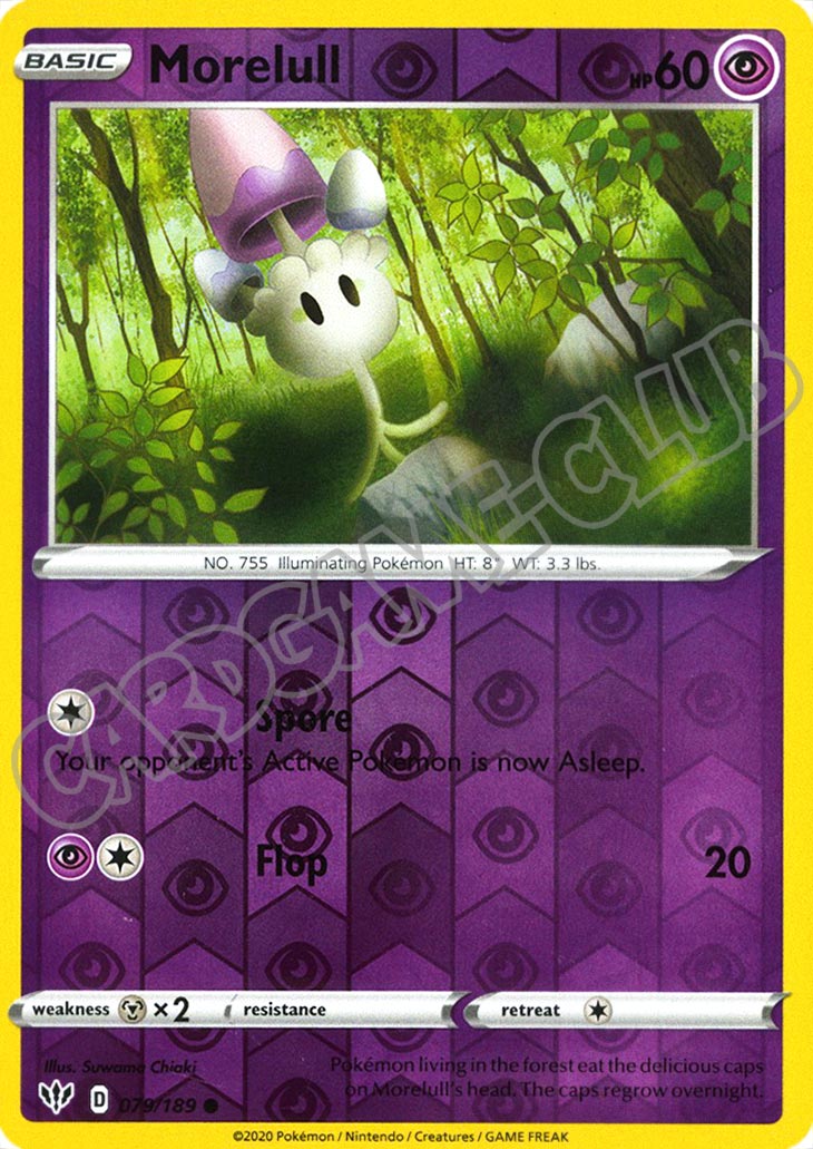 079 / 189 Morelull comune foil reverse (EN) -NEAR MINT-