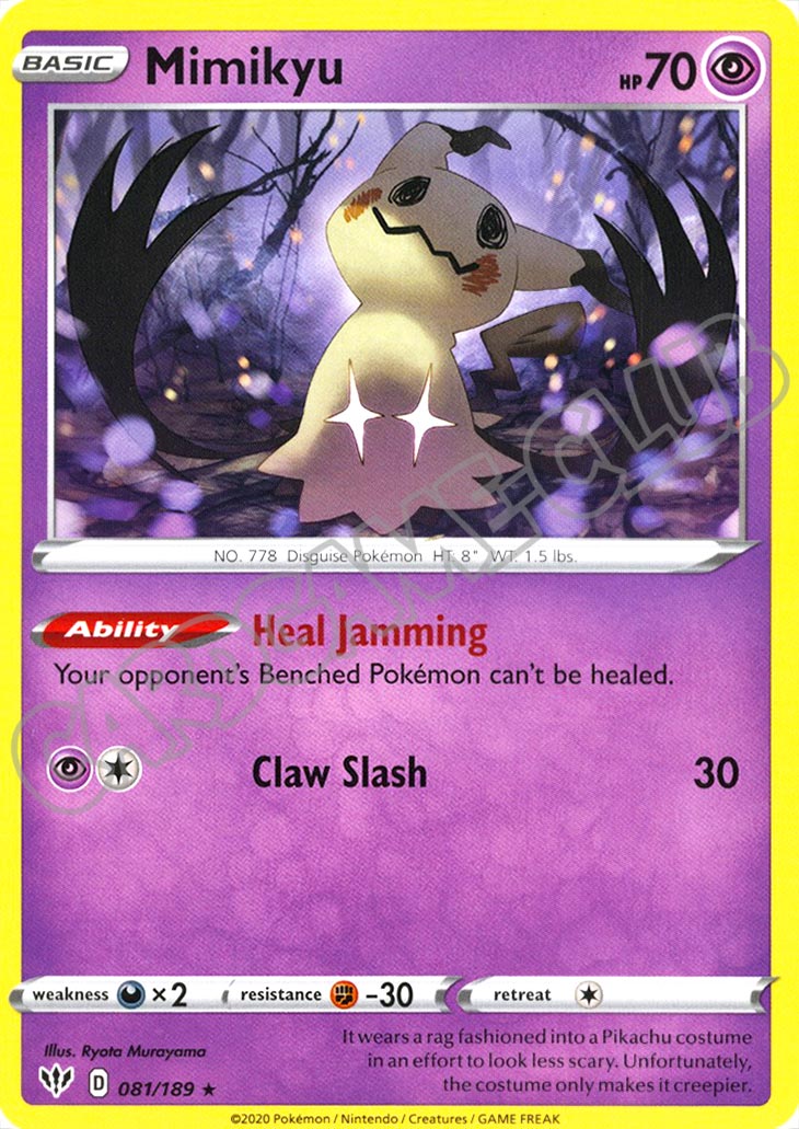 081 / 189 Mimikyu rara normale (EN) -NEAR MINT-