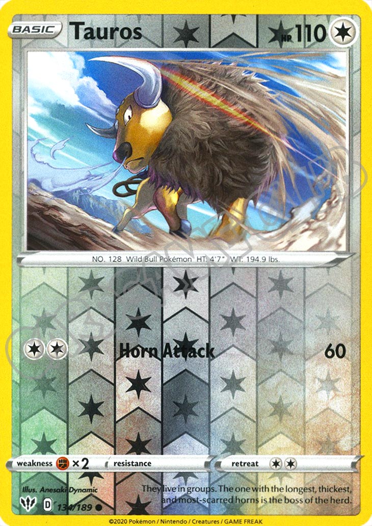 134 / 189 Tauros comune foil reverse (EN) -NEAR MINT-