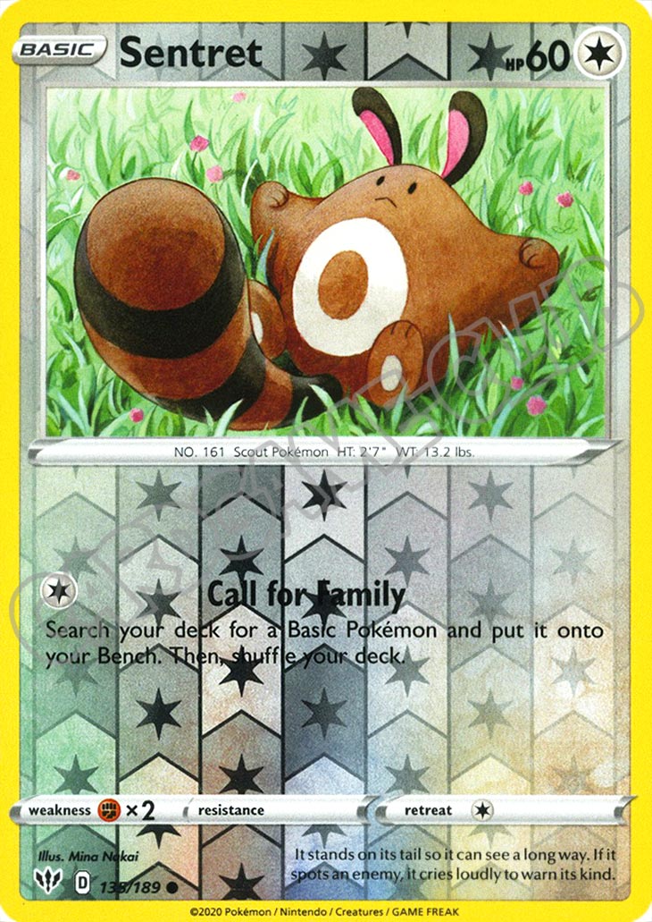 135 / 189 Sentret comune foil reverse (EN) -NEAR MINT-
