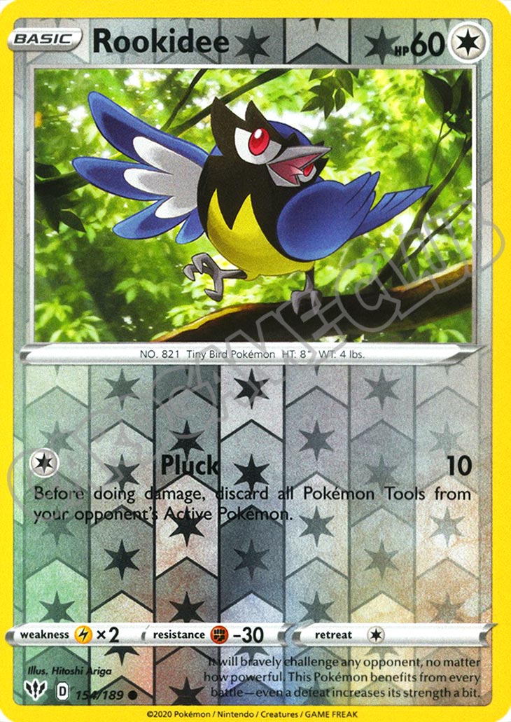 154 / 189 Rookidee comune foil reverse (EN) -NEAR MINT-