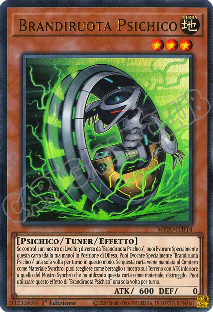 MP20-IT014 Brandiruota Psichico ultra rara 1a Edizione (IT) -NEAR MINT-