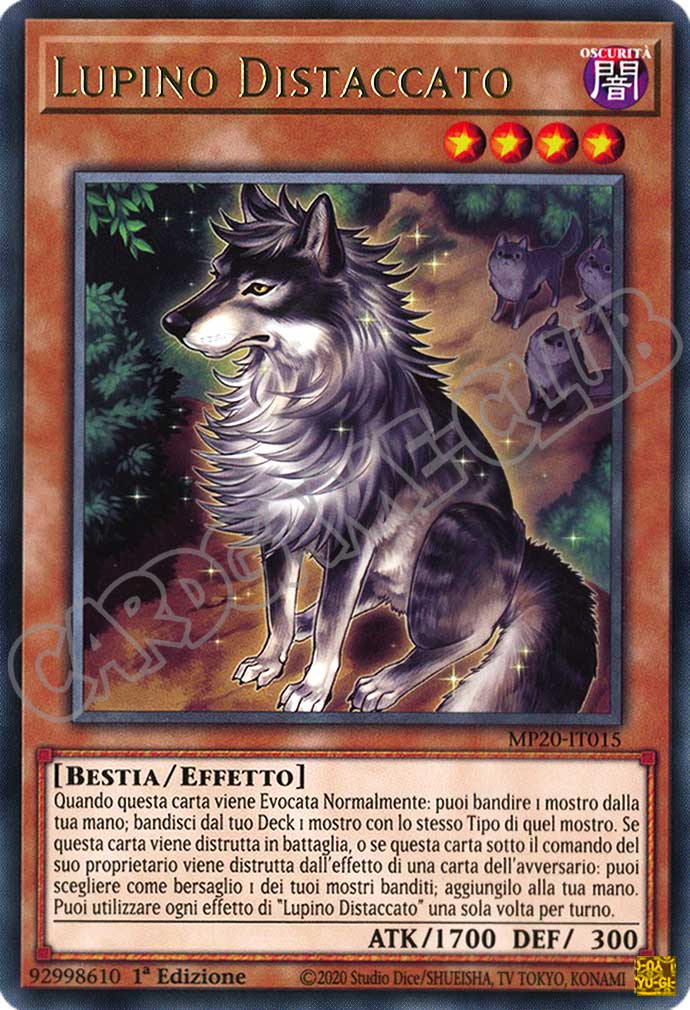 MP20-IT015 Lupino Distaccato rara 1a Edizione (IT) -NEAR MINT-