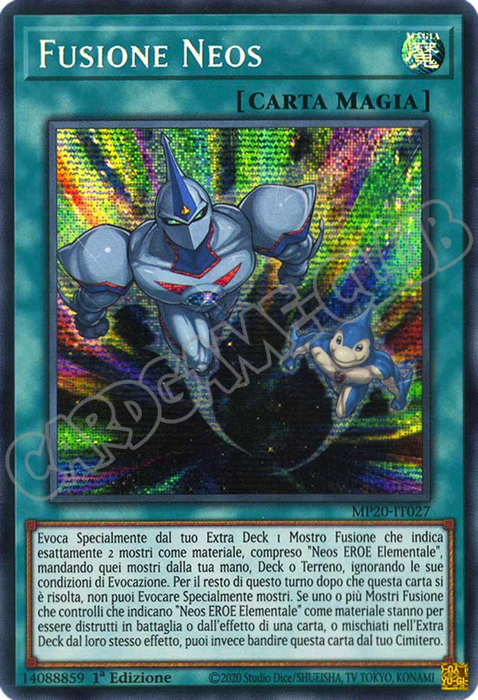 MP20-IT027 Fusione Neos rara segreta prismatica 1a Edizione (IT) -NEAR MINT-