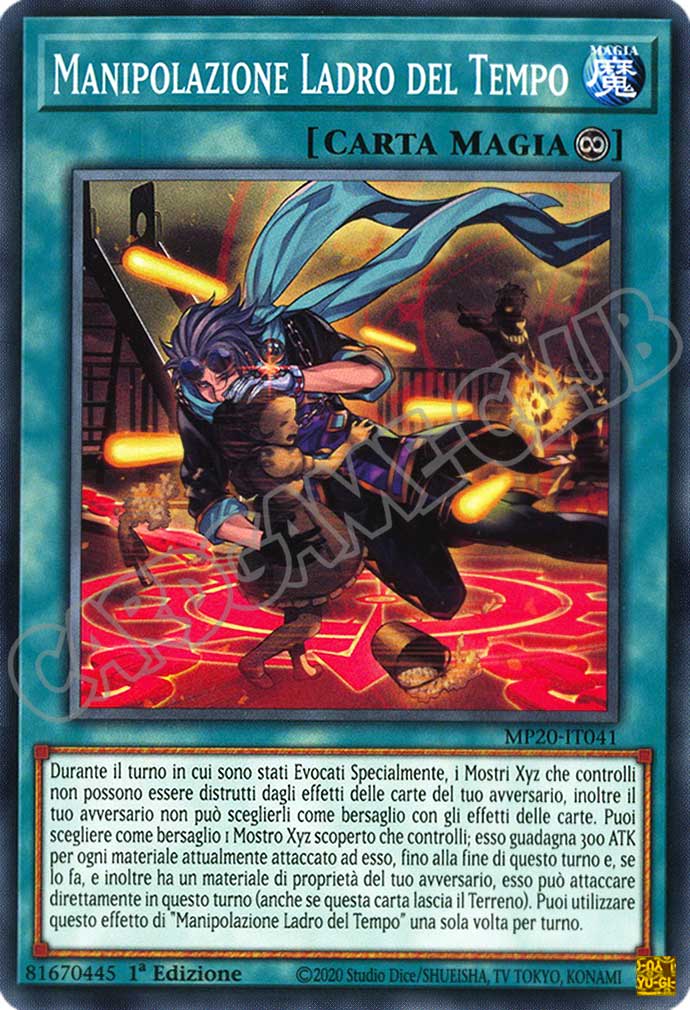 MP20-IT041 Manipolazione Ladro del Tempo comune 1a Edizione (IT) -NEAR MINT-