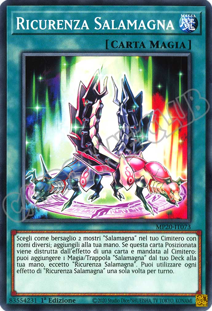 MP20-IT073 Ricurenza Salamagna comune 1a Edizione (IT) -NEAR MINT-