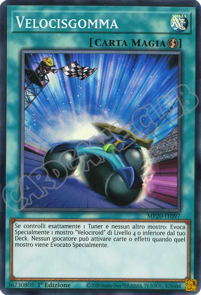 MP20-IT097 Velocisgomma super rara 1a Edizione (IT) -NEAR MINT-