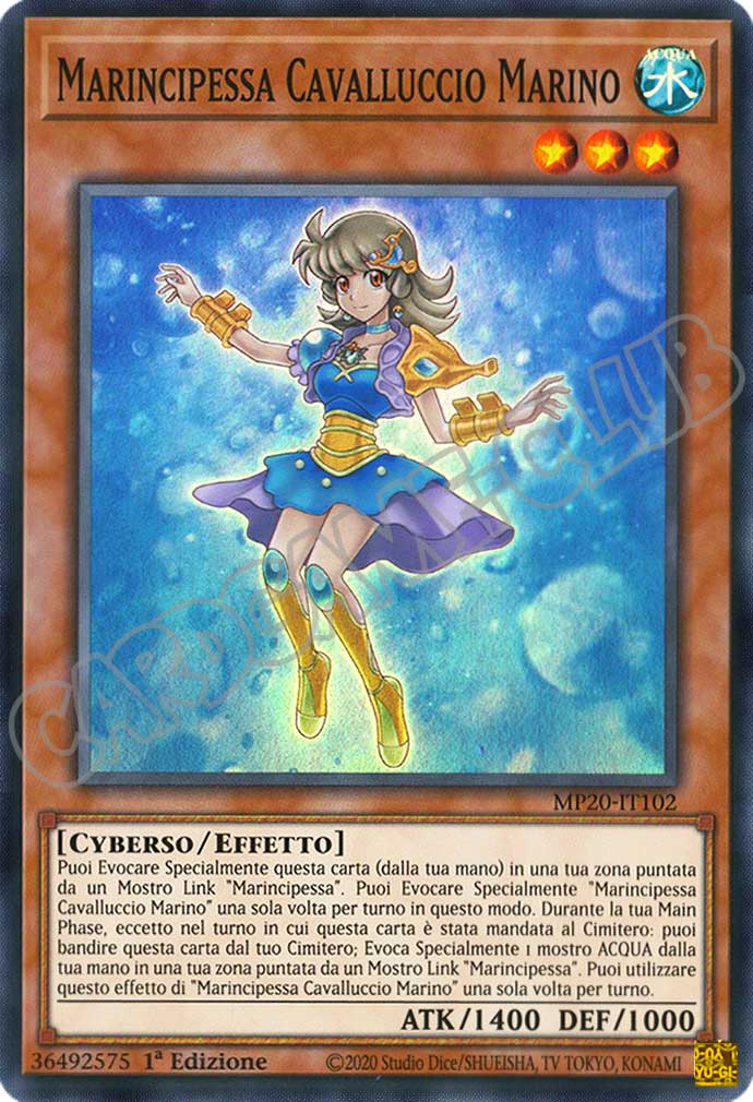 MP20-IT102 Marincipessa Cavalluccio Marino super rara 1a Edizione (IT) -NEAR MINT-