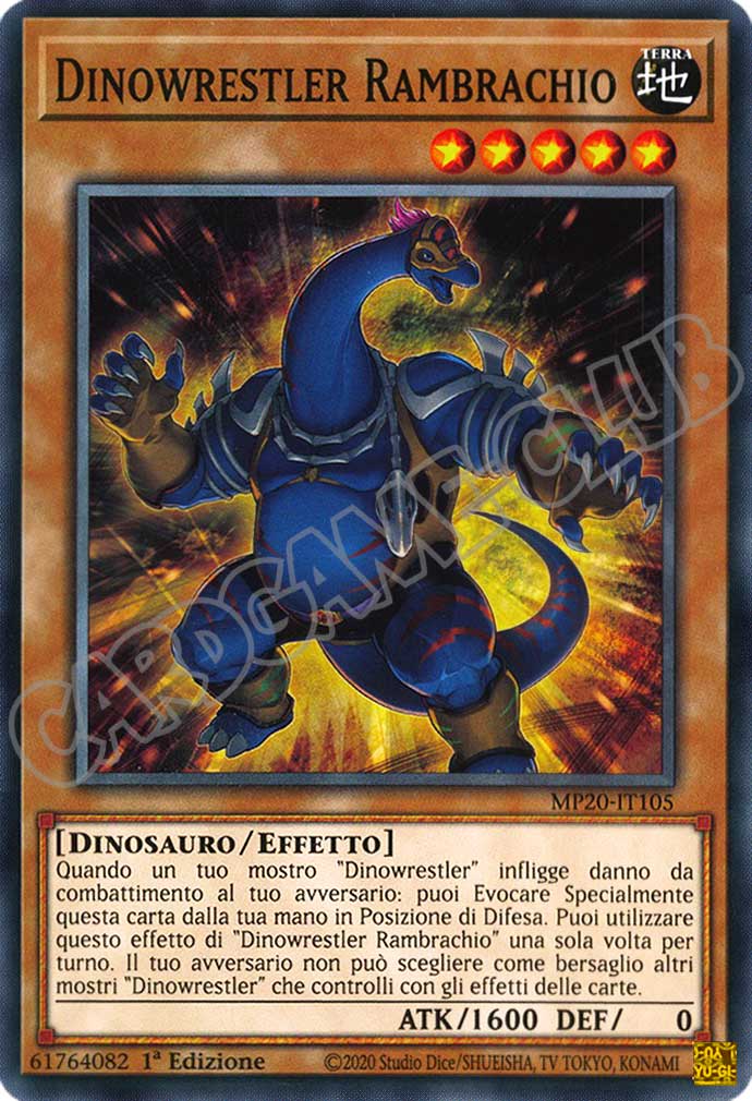 MP20-IT105 Dinowrestler Rambrachio comune 1a Edizione (IT) -NEAR MINT-