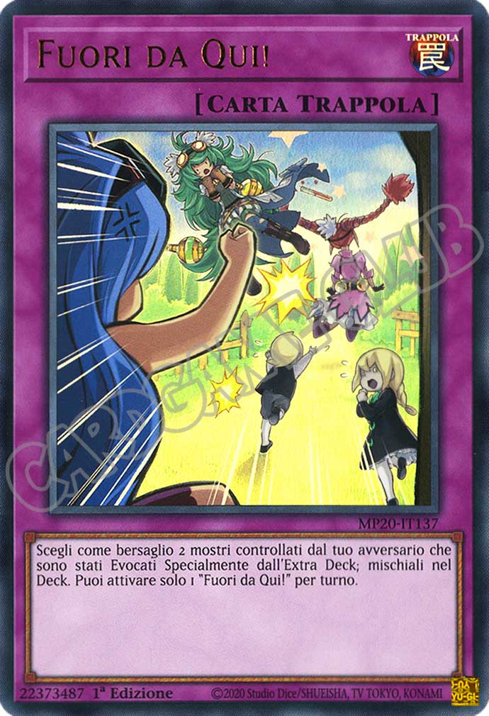 MP20-IT137 Fuori da Qui! ultra rara 1a Edizione (IT) -NEAR MINT-