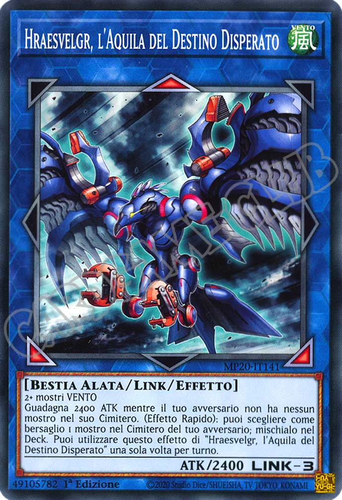 MP20-IT141 Hraesvelgr, l'Aquila del Destino Disperato comune 1a Edizione (IT) -NEAR MINT-