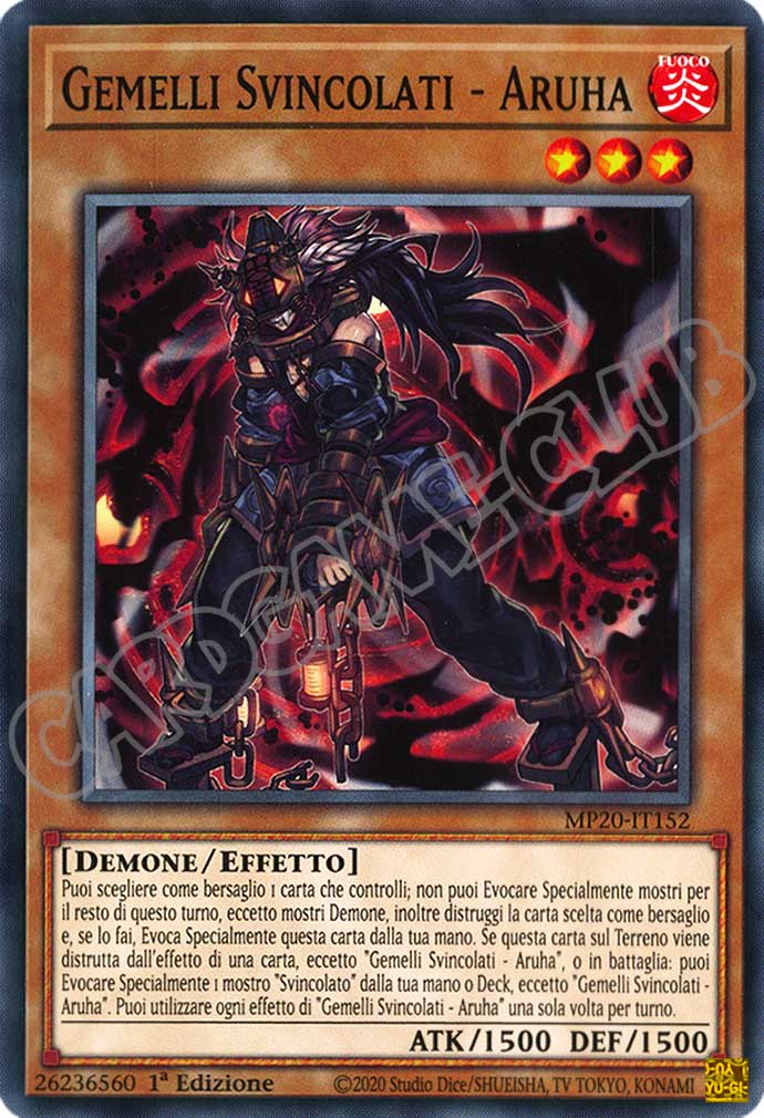 MP20-IT152 Gemelli Svincolati - Aruha comune 1a Edizione (IT) -NEAR MINT-