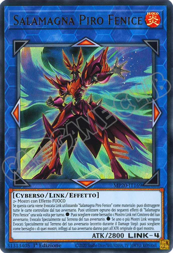 MP20-IT169 Salamagna Piro Fenice ultra rara 1a Edizione (IT) -NEAR MINT-
