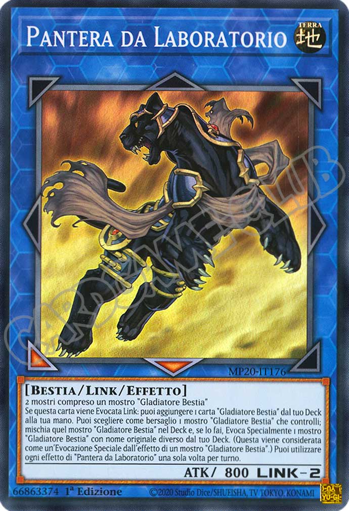 MP20-IT176 Pantera da Laboratorio super rara 1a Edizione (IT) -NEAR MINT-