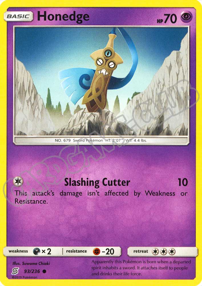 093 / 236 Honedge comune normale (EN) -NEAR MINT-