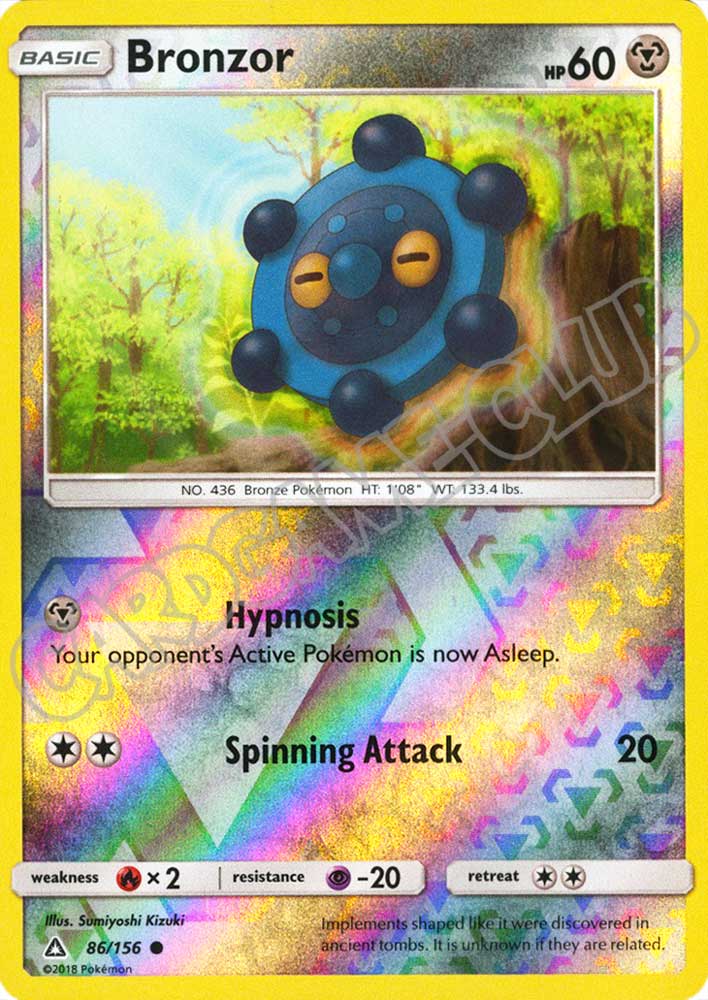 086 / 156 Bronzor comune foil reverse (EN) -NEAR MINT-