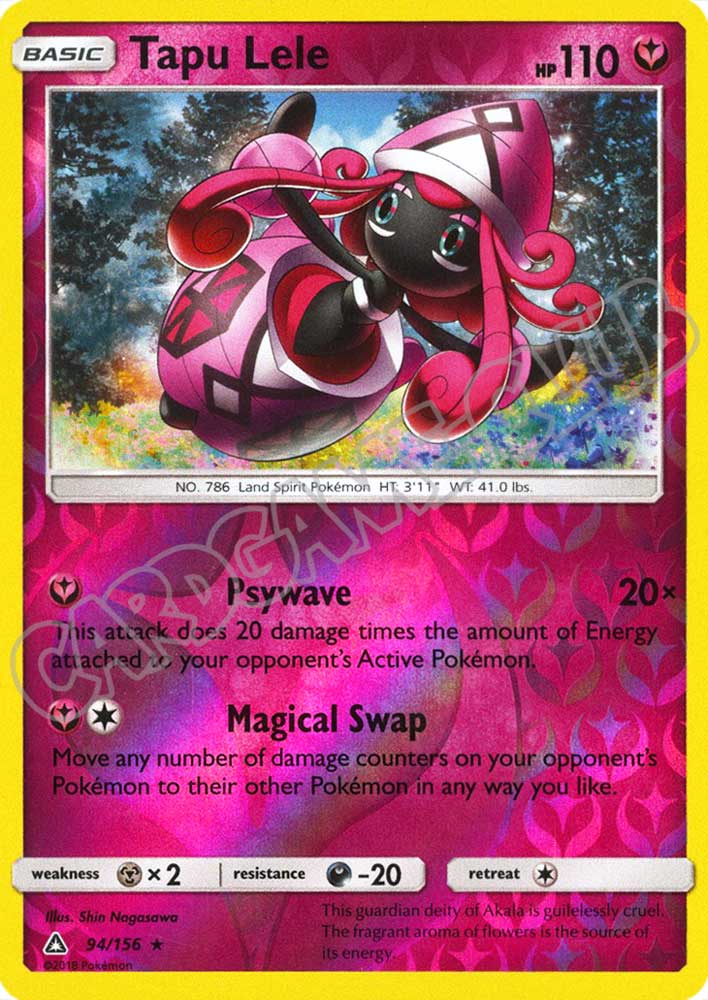 094 / 156 Tapu Lele rara foil reverse (EN) -NEAR MINT-