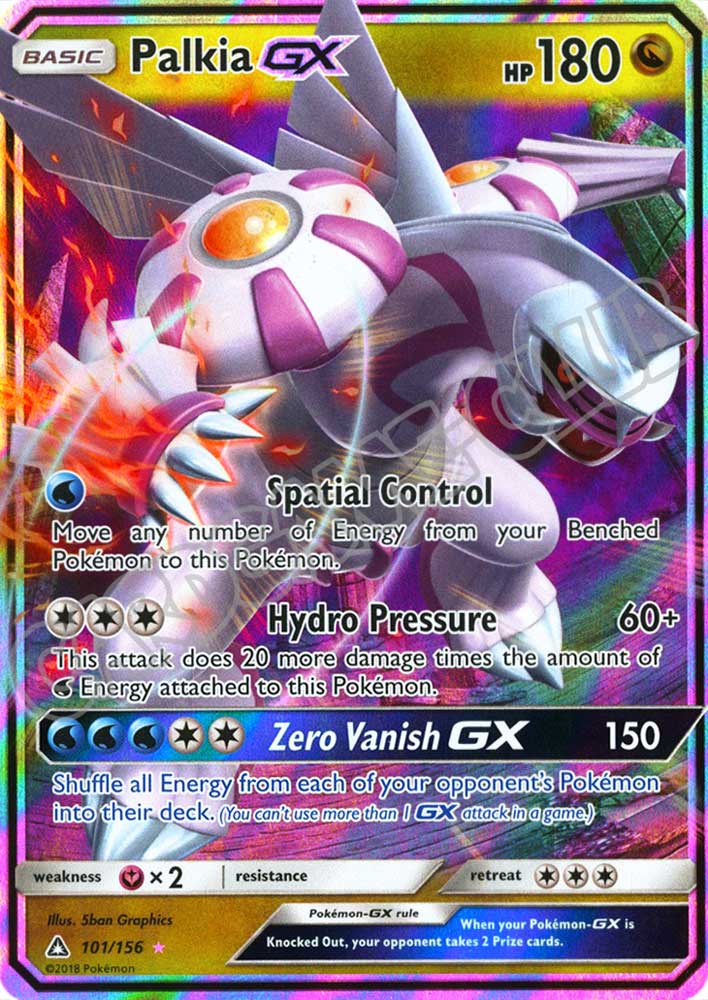 101 / 156 Palkia GX rara GX foil (EN) -NEAR MINT-