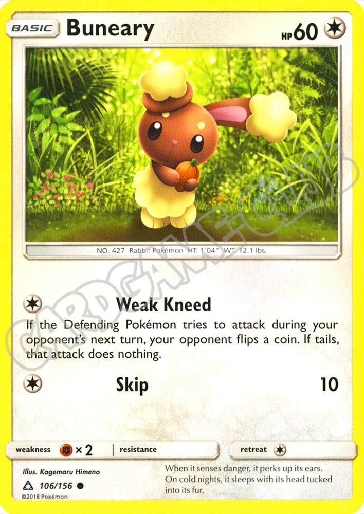 106 / 156 Buneary comune normale (EN) -NEAR MINT-