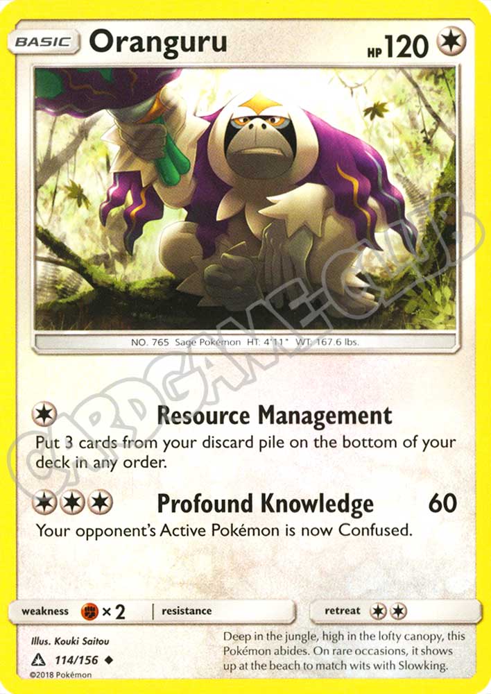 114 / 156 Oranguru non comune normale (EN) -NEAR MINT-