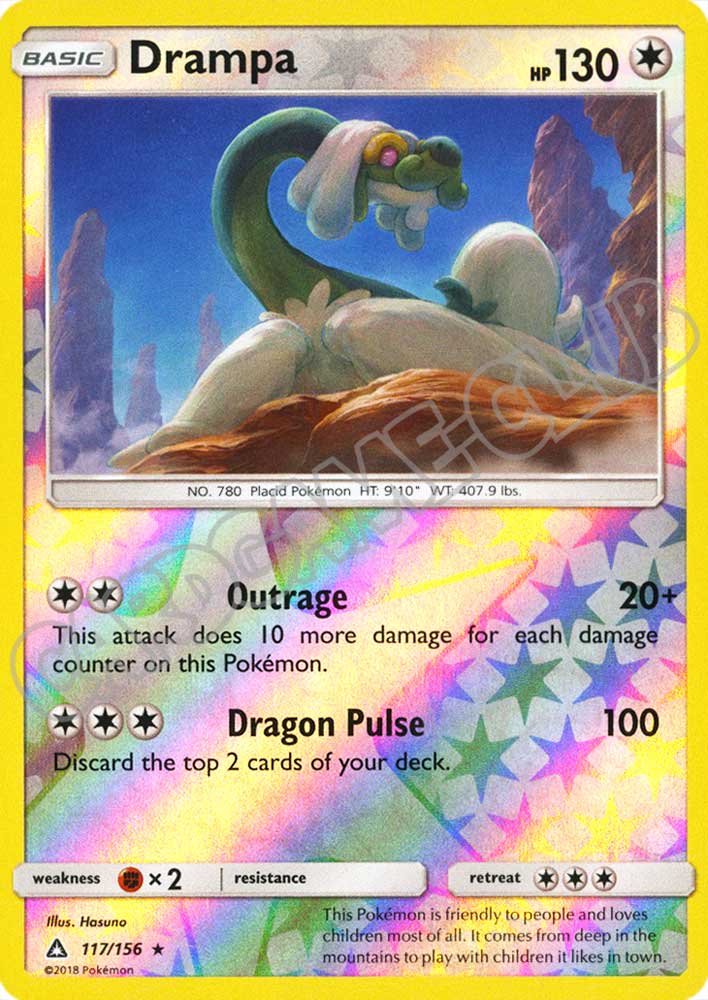 117 / 156 Drampa rara foil reverse (EN) -NEAR MINT-