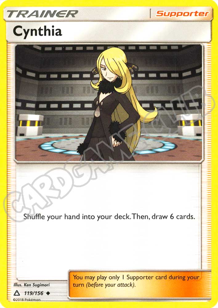 119 / 156 Cynthia non comune normale (EN) -NEAR MINT-