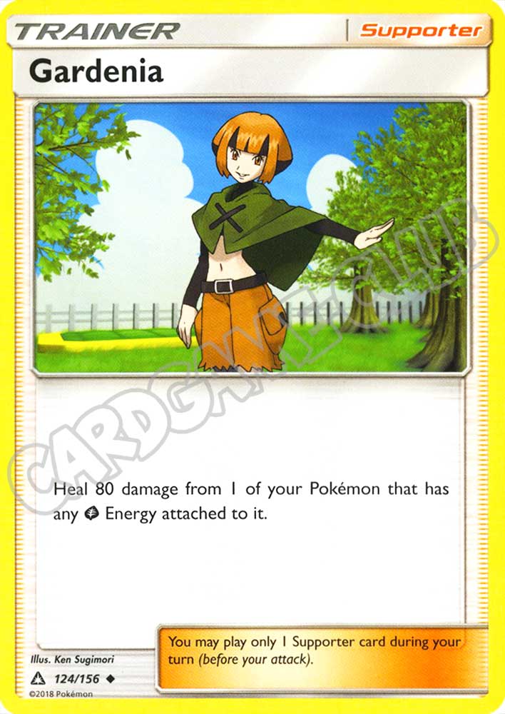 124 / 156 Gardenia non comune normale (EN) -NEAR MINT-