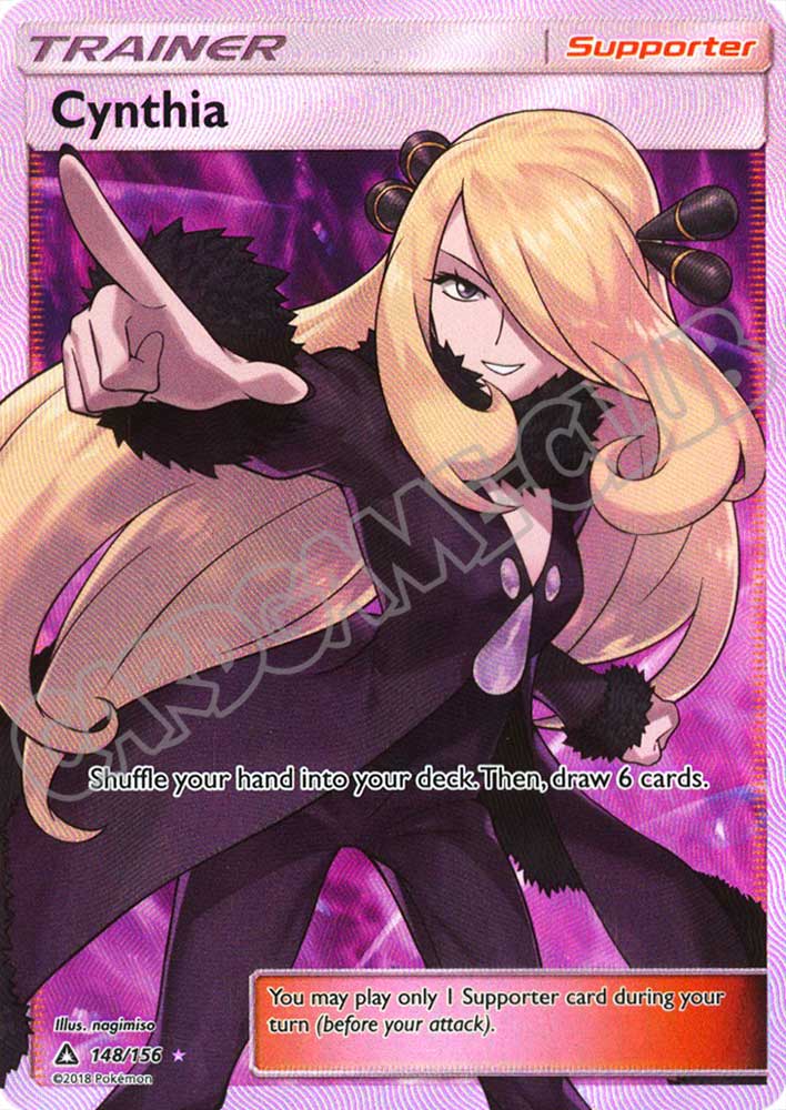 148 / 156 Cynthia ultra rara foil (EN) -NEAR MINT-