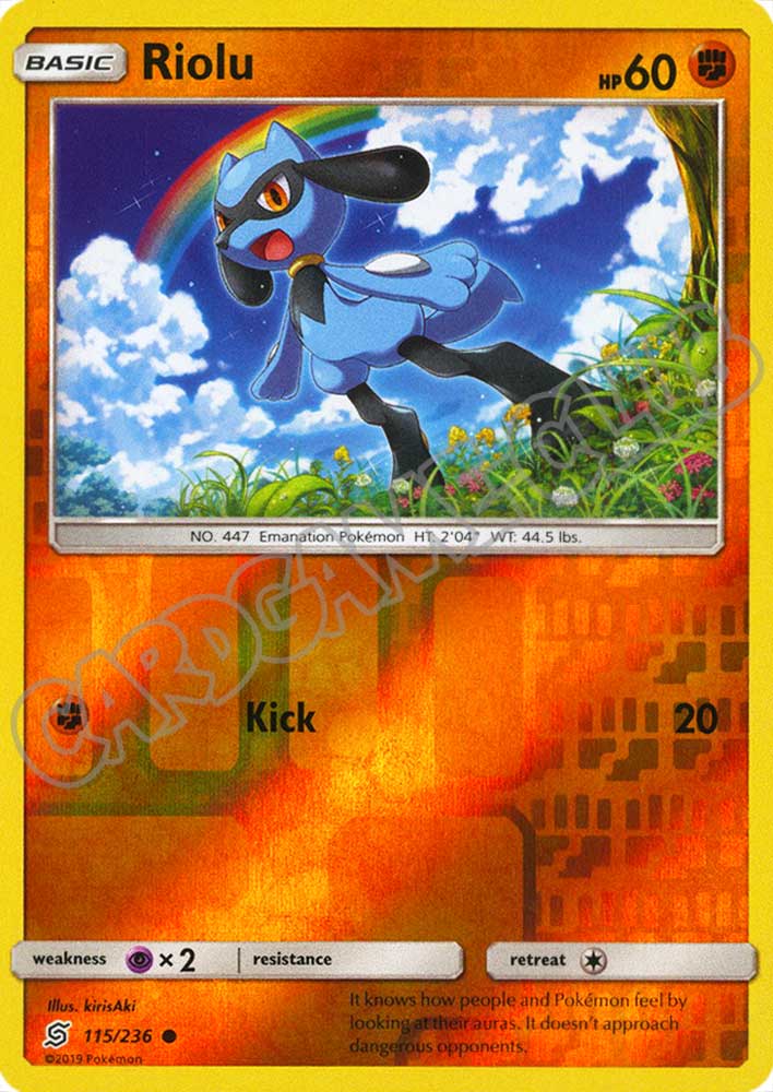 115 / 236 Riolu comune foil reverse (EN) -NEAR MINT-