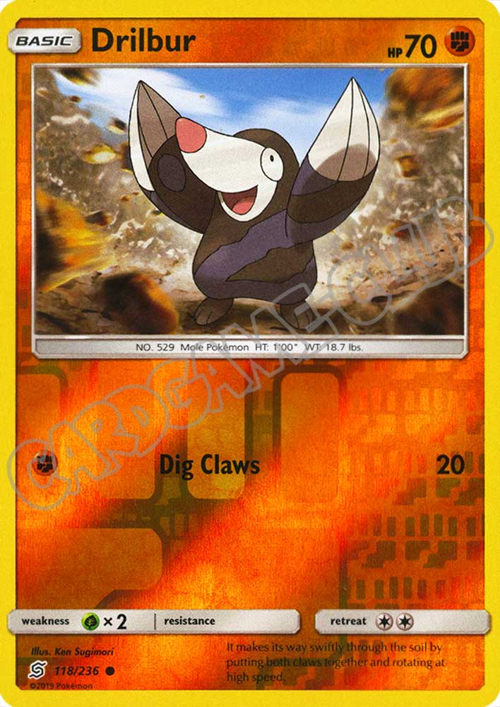 118 / 236 Drilbur comune foil reverse (EN) -NEAR MINT-