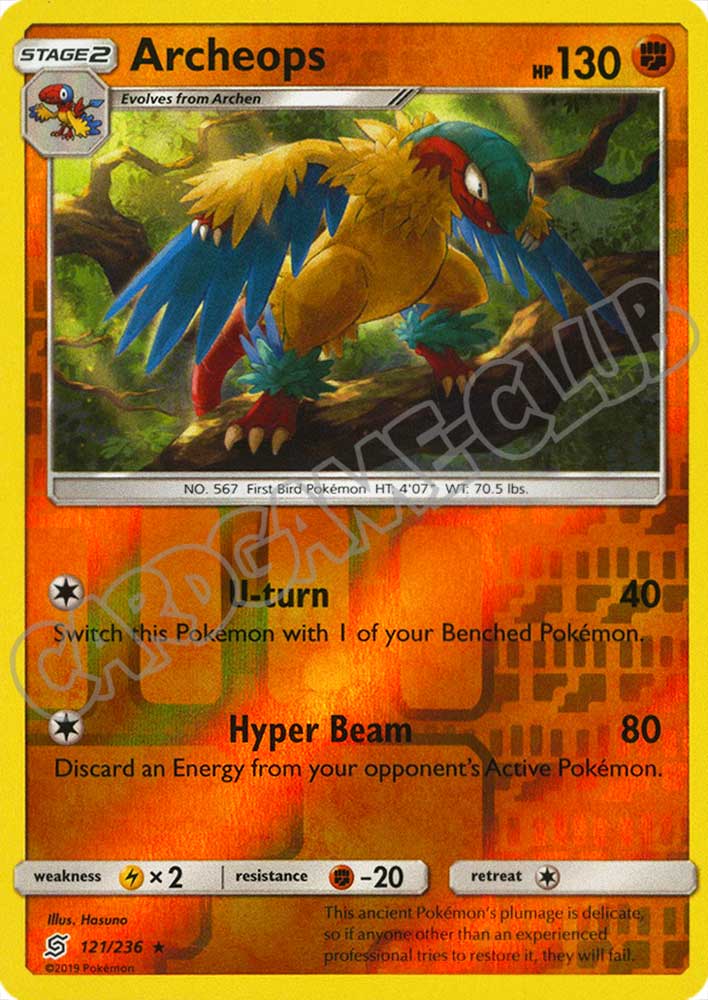 121 / 236 Archeops rara foil reverse (EN) -NEAR MINT-