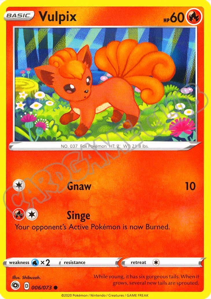 06 / 73 Vulpix comune normale (EN) -NEAR MINT-