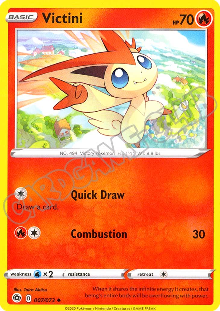 07 / 73 Victini non comune normale (EN) -NEAR MINT-